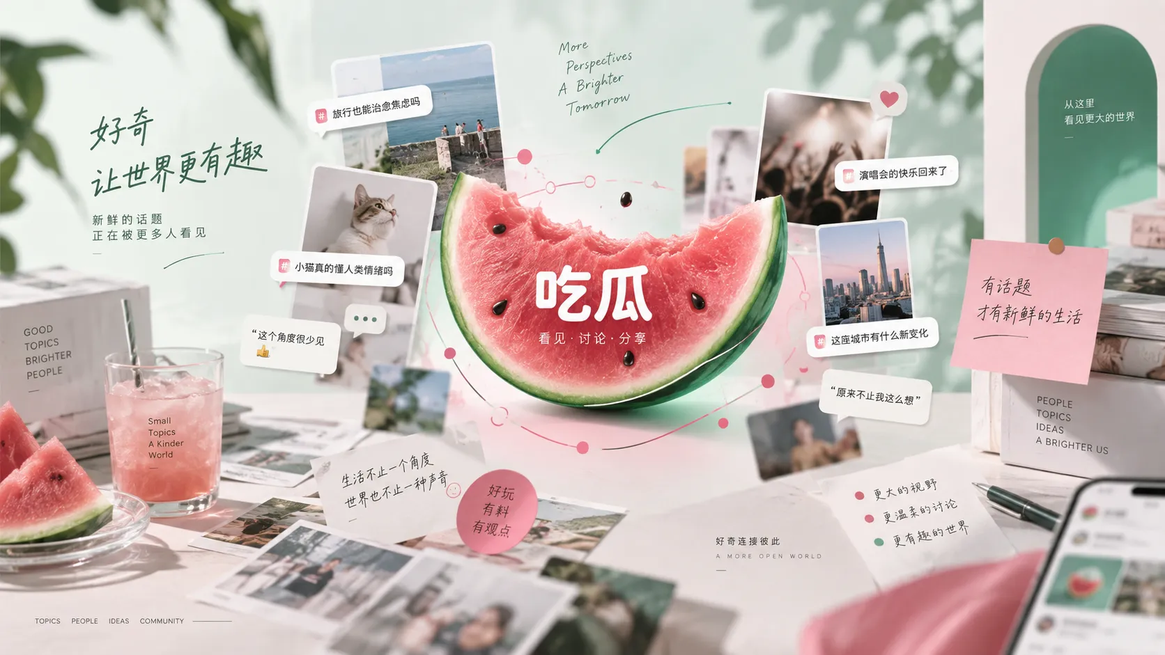 热点信息与讨论内容视觉图